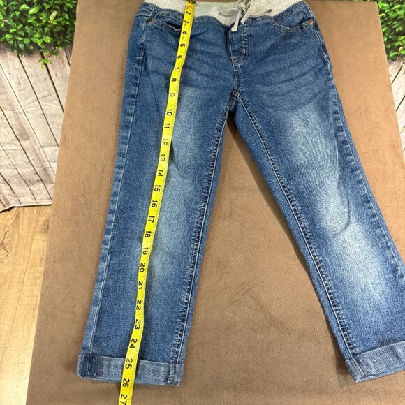 Justice Girls Simply Low PEDAL Capri Denim Blue Jeans Size 12 (SKU: 150G) - Picture 5 of 5